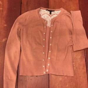 Adorable White House Black Market cardigan